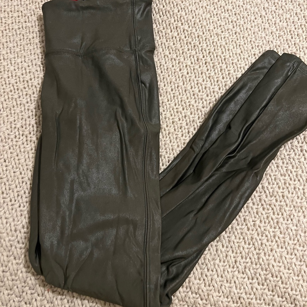 Hunter Green Spanx Leggings